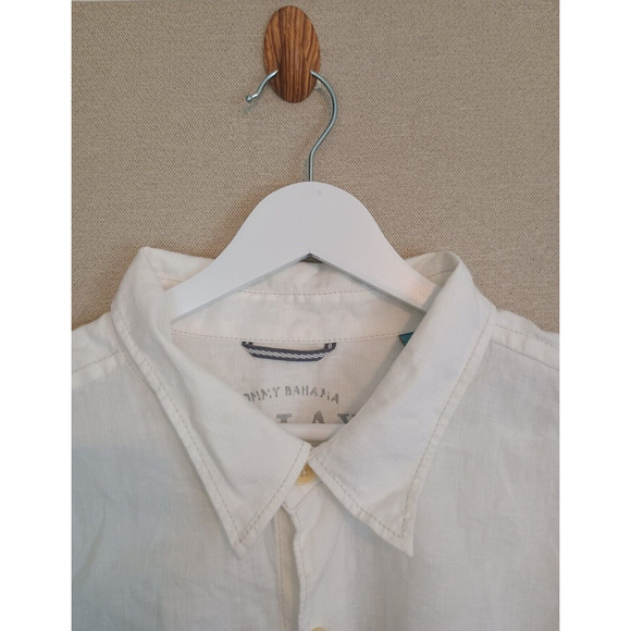 Tommy Bahama Shirt Men XXL White Relax Neutral Casual Classic Vacation Button Up - Picture 6 of 13